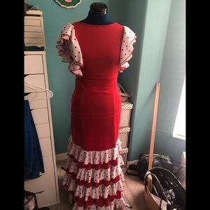 Dresses - 2 piece Flamenco outfit. Hand wash cold Dresses - 2 piece Flamenco outfit. Hand wash cold
